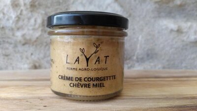 Crème de courgette chèvre miel
