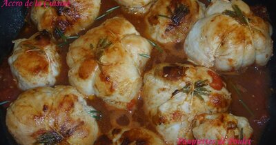 Paupiette de poulet forestière