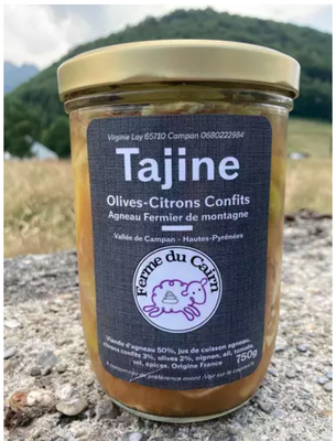 Tajine d'agneau-olives citrons confits