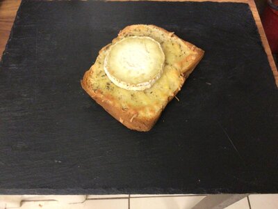 Croque chèvre