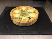 Quiche épinards façon florentine  6 personnes