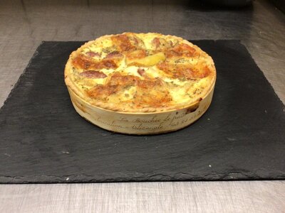 Quiche poulet forestier pour 6 personnes