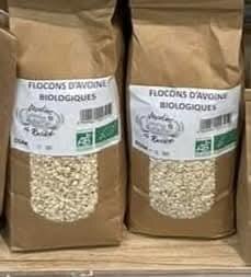 Flocons d'avoine biologique