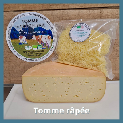 Fromage râpé - affinage min 9 mois