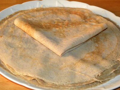 Crêpe sarrasin champignons fromage