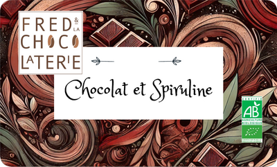 Chocolat noir à la spiruline