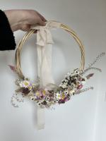 Couronne fleurs séchées 1