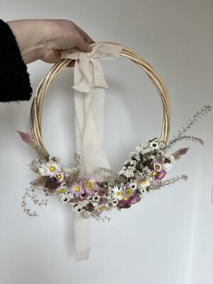 Couronne fleurs séchées 1