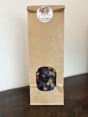 Mauve séchée (fleurs comestibles)
