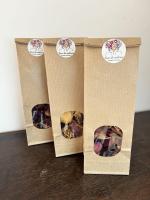 Pétales de roses séchées (fleurs comestibles)