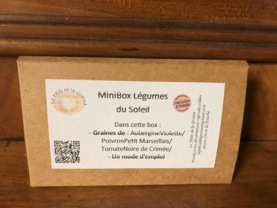 Minibox légumes du soleil (graines à semer)