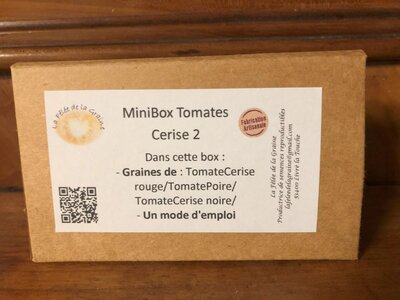 Minibox tomates cerise  n°2 (graines à semer)