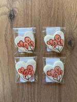 Biscuits peints saint valentin 'love'