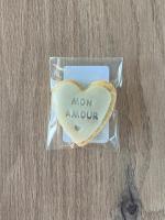 Biscuit sablé 'mon amour'