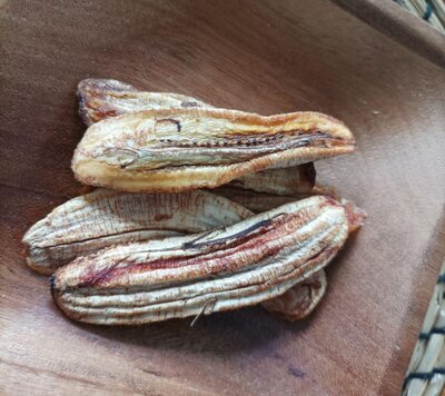 Bananes séchées en lamelles