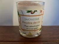 Bougie poudre de riz