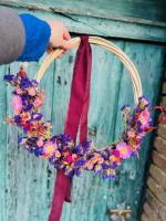 Couronne fleurs séchées 3