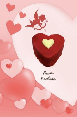 Coeur passion framboise