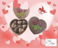 Coeurs chocolat lait/noir