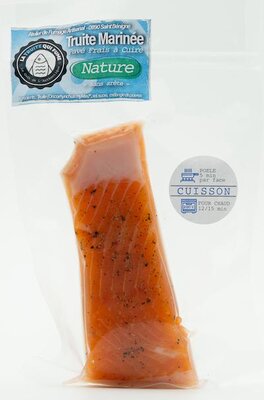 Pavé de truite fraiche marinée à cuire