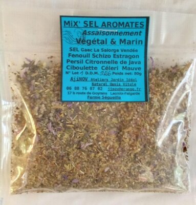 Mix'sel aux aromates végétal ou poissons