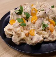 Sauté de porc à la moutarde 2 parts