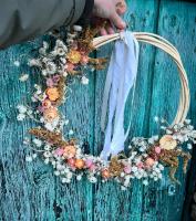 Couronne fleurs séchées 4