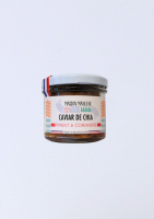 Caviar de chia au piment et à la coriandre