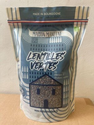 Doypack de lentilles vertes
