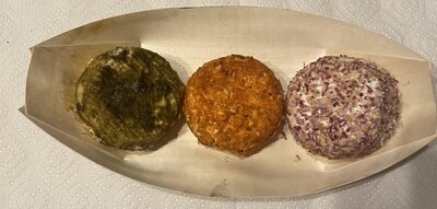 Barquette 3 petits fromages pope