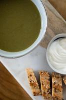 Nouveau soupe poireaux gorgonzola