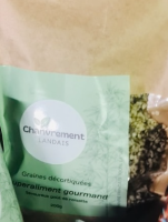 Graines de chanvre décortiquées