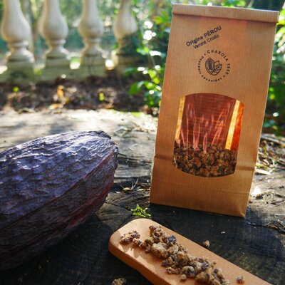 Grué de cacao caramélisé