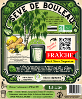 Sève de bouleau fraiche  peps