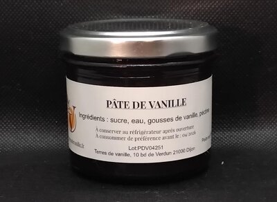 Pâte de vanille