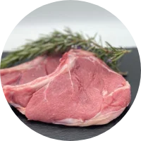 Côte découverte de veau de lait bio x1