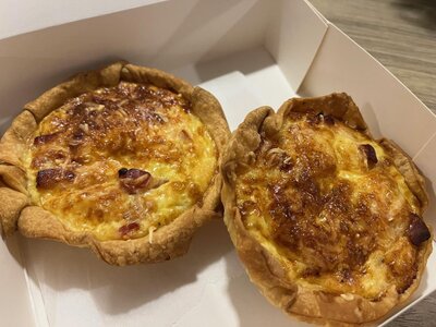 Quiche quiche aux lardons x 2