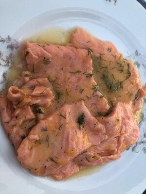 Saumon mariné 🐟 env 150 g