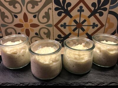 Riz au lait crémeux parfumé vanille x2
