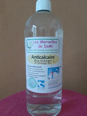 Eco-recharge anti-calcaire à l'orange