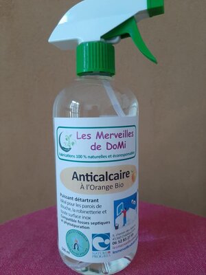 Spray anti-calcaire à l'orange