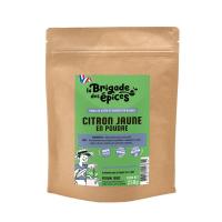 Citron jaune en poudre
