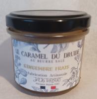Caramel au beurre salé au gingembre frais