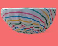 Charlotte blanche rayée 32 à 36 cm