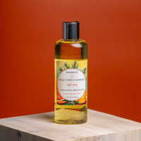 Huile de soin / massage detox 250 ml 100% nat