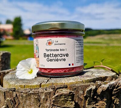 Tartinade bio de betterave à la genièvre