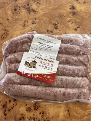 Chipolatas nature x6 | durbois (max 500 gr)