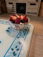 Verrine de fruits🍓 crème légère x 2