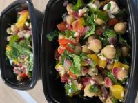 Entrée 🥗salade fraîcheur pois chiches & feta