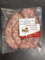 4 saucisses de toulouse nature🐷(max 500gr)
